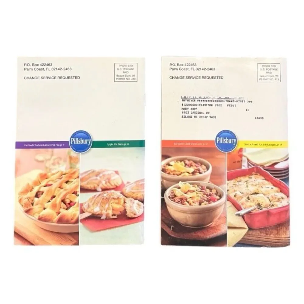 Pillsbury Vintage Cookbooks Set of 4